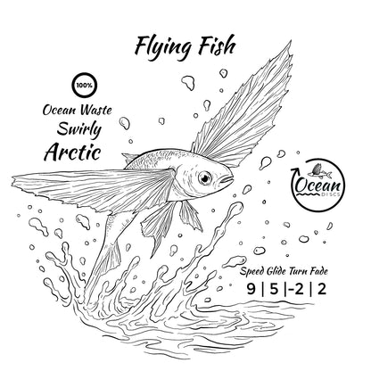 ***DTS*** Box 66 Assorted Ocean Discs Swirly Arctic Flying Fish & Ocean Discs Pacific Flying Fish
