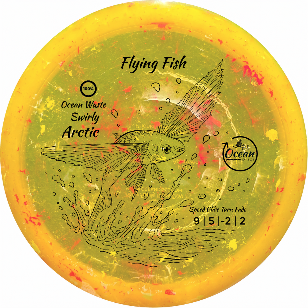 ***DTS*** Box 66 Assorted Ocean Discs Swirly Arctic Flying Fish & Ocean Discs Pacific Flying Fish