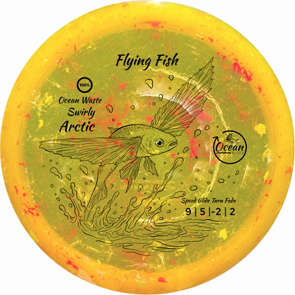 ***DTS*** Box 66 Assorted Ocean Discs Swirly Arctic Flying Fish & Ocean Discs Pacific Flying Fish