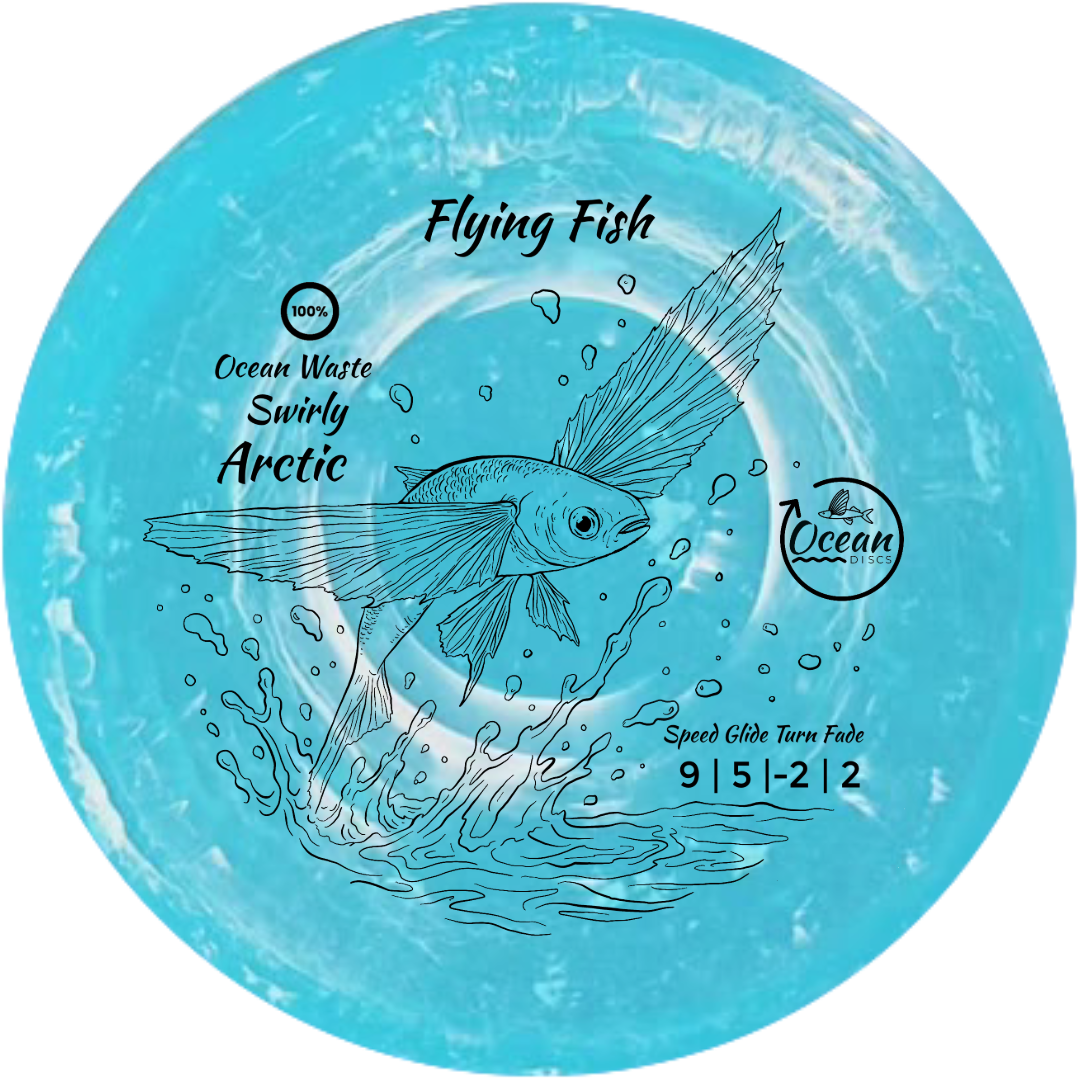 ***DTS*** Box 66 Assorted Ocean Discs Swirly Arctic Flying Fish & Ocean Discs Pacific Flying Fish