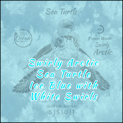 ***DTS*** Box 52 Assorted Ocean Discs Swirly Arctic Sea Turtle