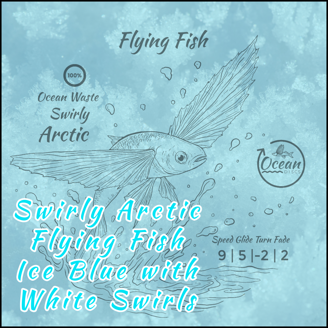 ***DTS*** Box 66 Assorted Ocean Discs Swirly Arctic Flying Fish & Ocean Discs Pacific Flying Fish
